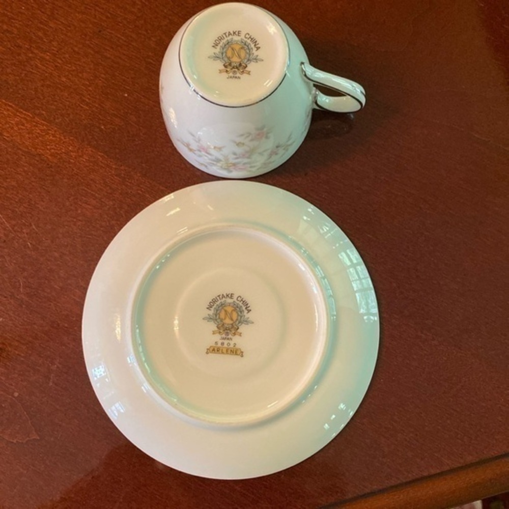 Noritake China demitasse‎ cup/saucer - Picture 2 of 3